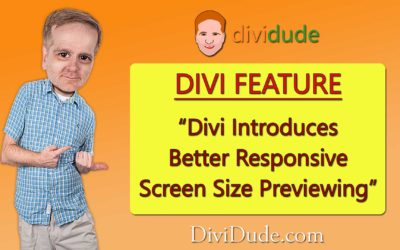 Divi Introduces Better Responsive Screen Size Previewing